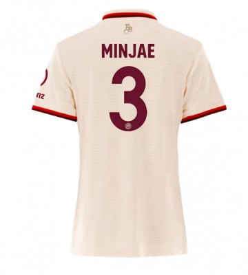 Bayern Munich Kim Min-jae #3 Tercera Equipación Mujer 2024-25 Manga Corta